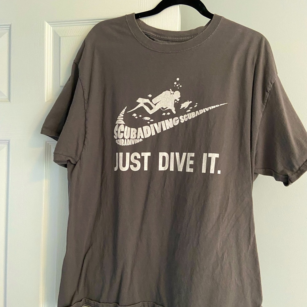 Scuba diving T-shirt for sale